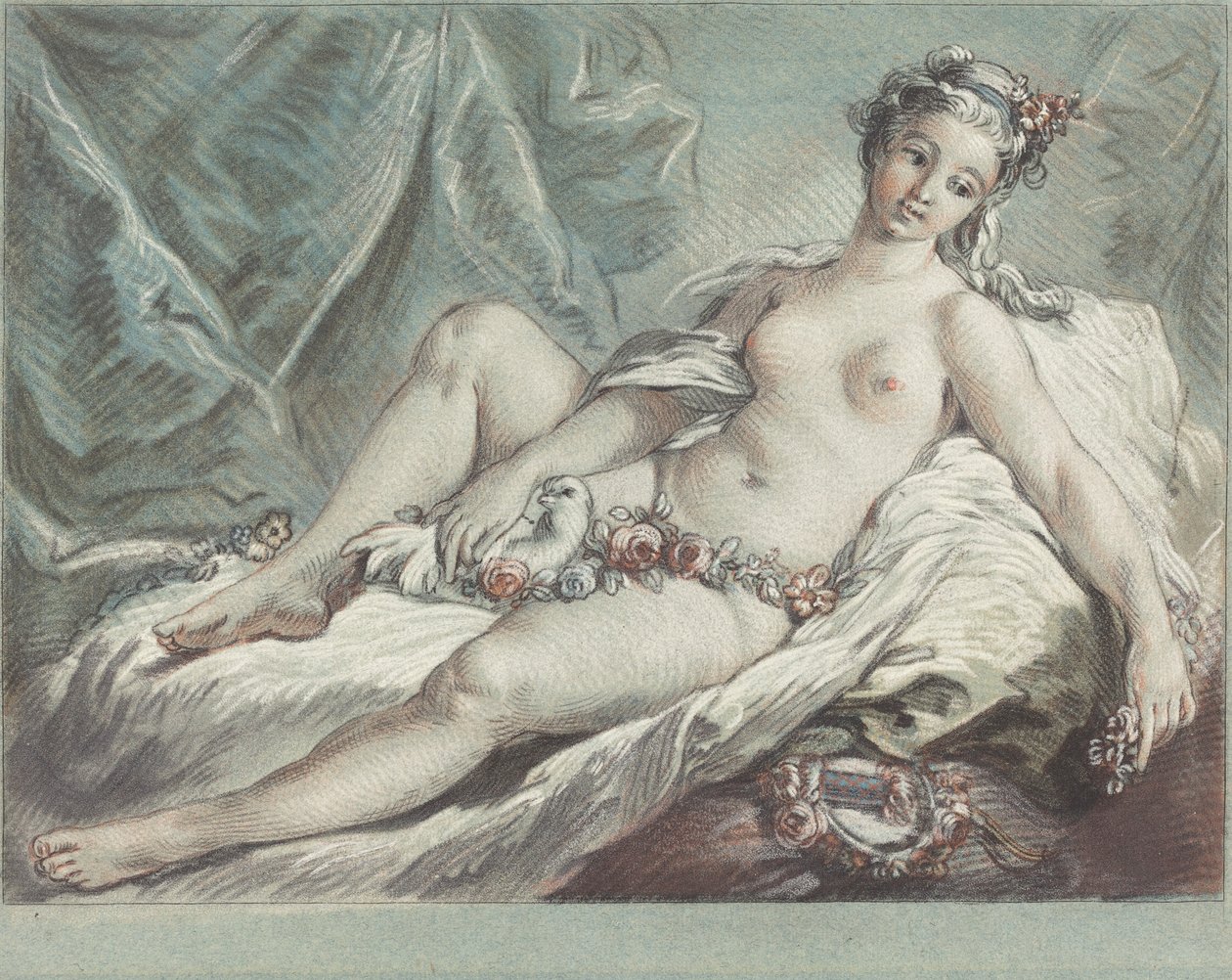 Probuzení Venuše od Louis Marin Bonnet after François Boucher