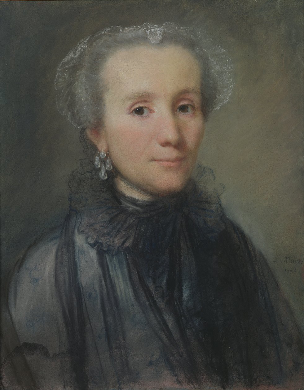 Portrét ženy z polské šlechty, 1776 od Louis Marteau