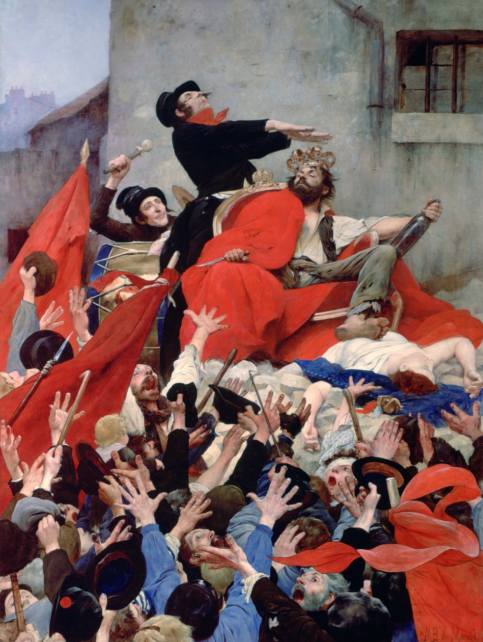 Apotheosis of the Rabble, 1884 od Louis Maurice Boutet de Monvel