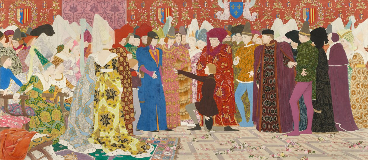 Její výzva k sérii Dauphin Johanka z Arku: II, 1906. od Louis Maurice Boutet de Monvel