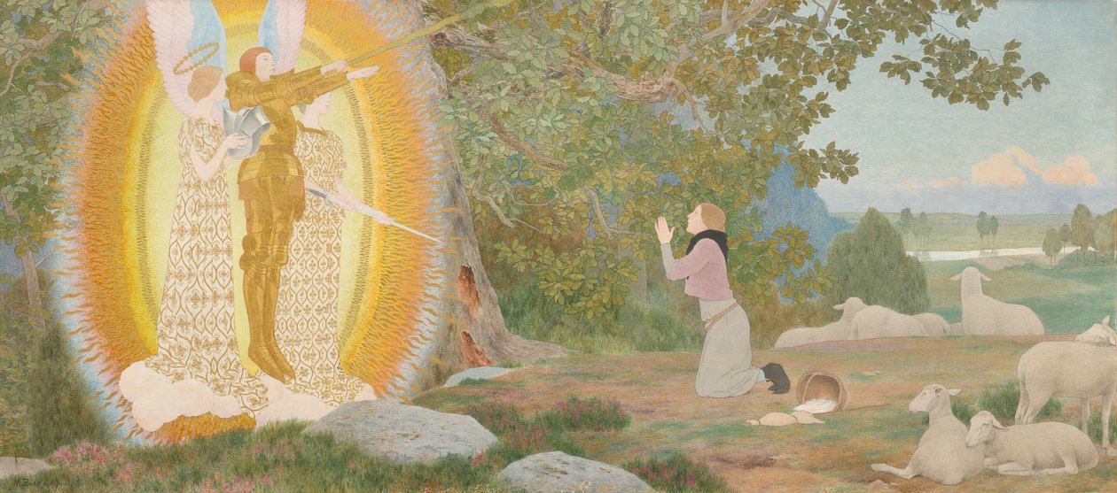 Vize a inspirace (série Johanka z Arku: I) od Louis Maurice Boutet de Monvel