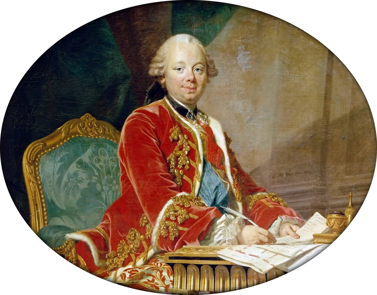 Étienne-François, vévoda z Choiseul-Stainville (1719-1785) od Louis Michel van Loo