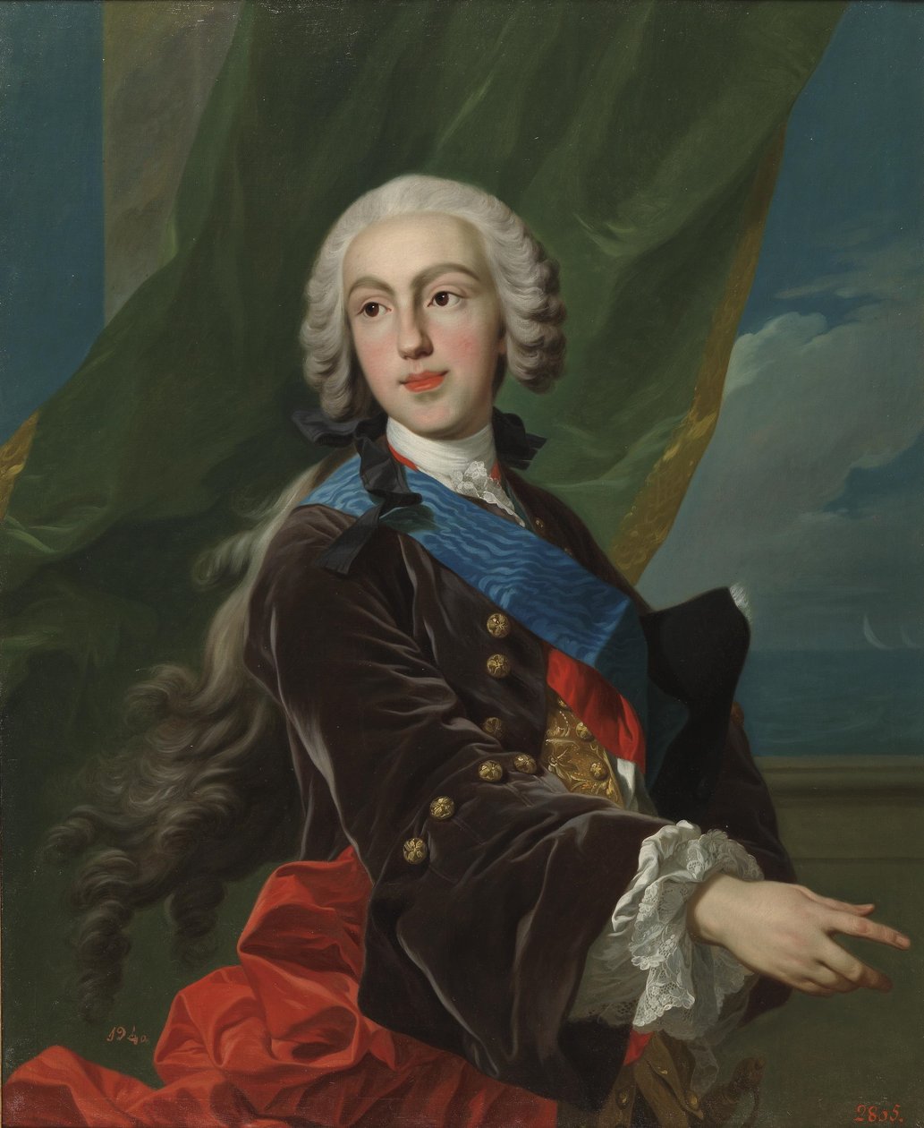 Felipe de Borbón y Farnesio, Infante ze Španělska a vévoda z Parmy od Louis Michel van Loo