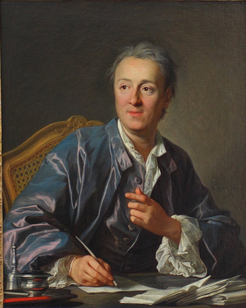 Portrét Denise Diderota 17131784, 1767 od Louis Michel van Loo