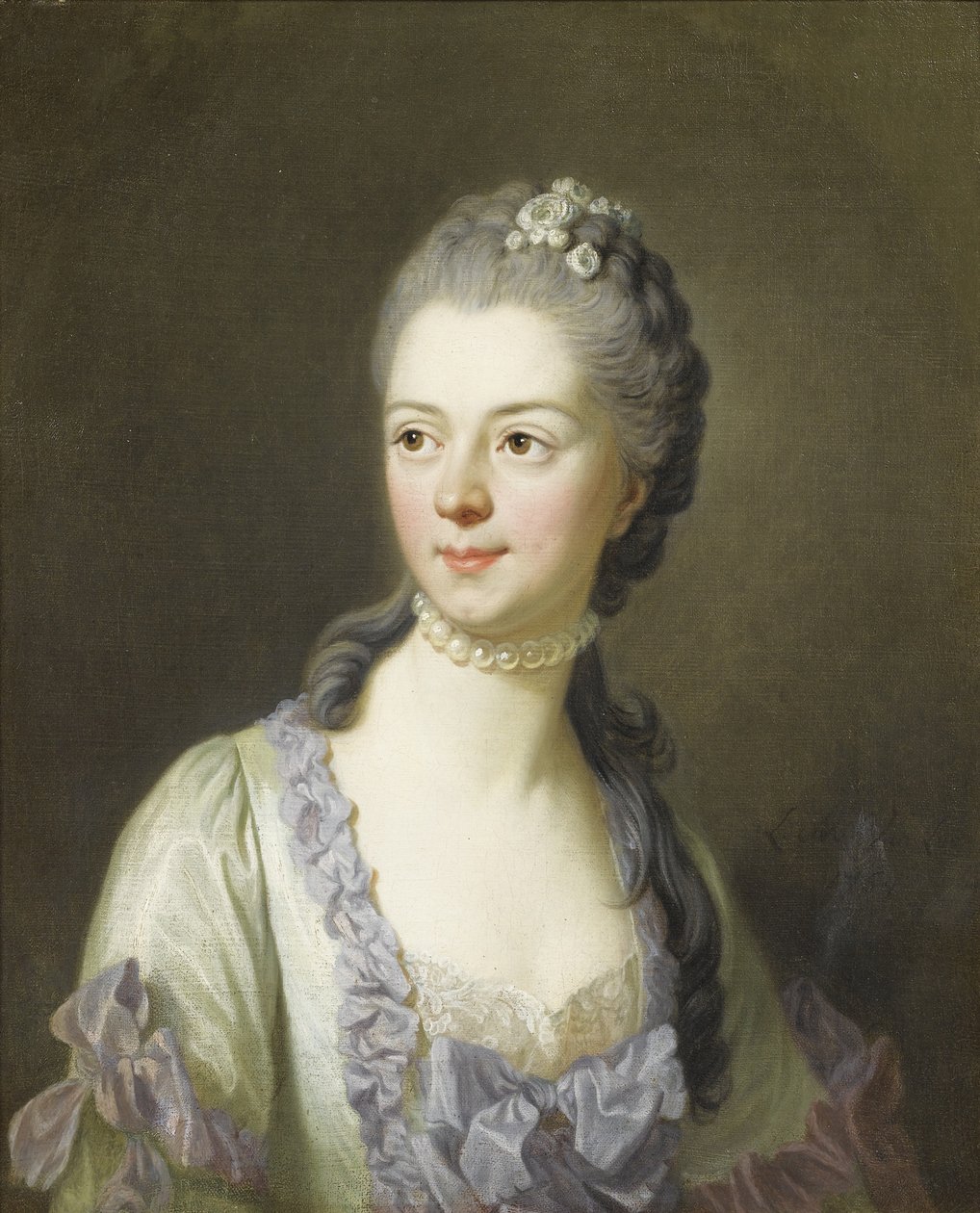 Portrét Ekateriny Dmitrievna Golitsyna 17201761, rozené Cantemir, 1764 od Louis Michel van Loo