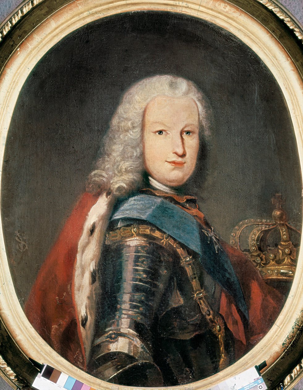 Portrét Ferdinanda VI. (Ferdinanda) (1713-1759) od Louis Michel van Loo
