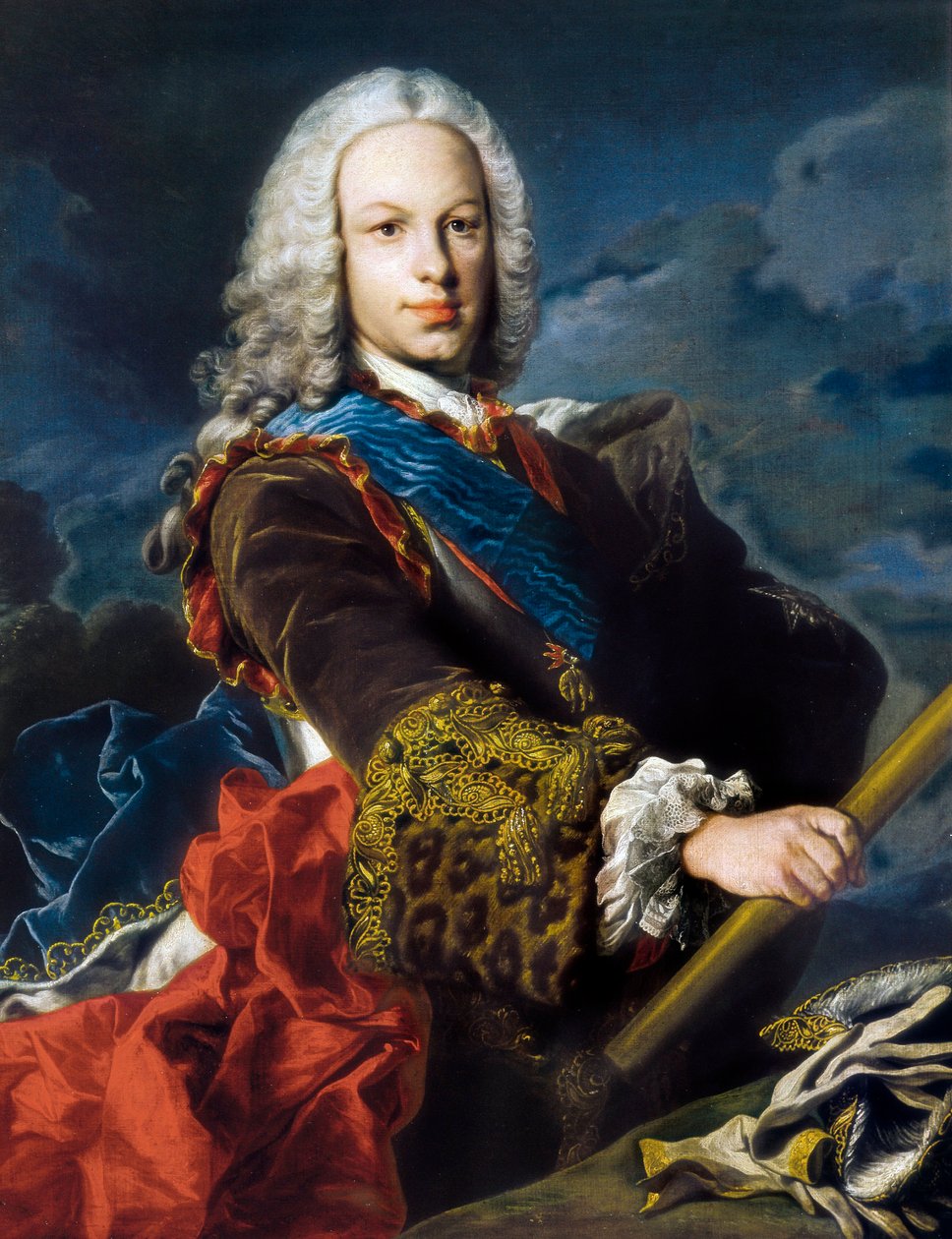 Portrét španělského Ferdinanda VI., zvaného Moudrý (1713-1759) od Louis Michel van Loo