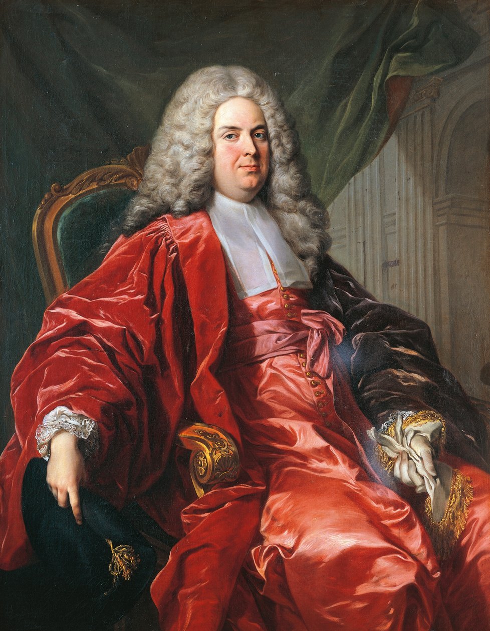 Portrét Michela Etienna Turgota (1690-1751), Lantheuil Michel Van Loo (1707-1771) od Louis Michel van Loo