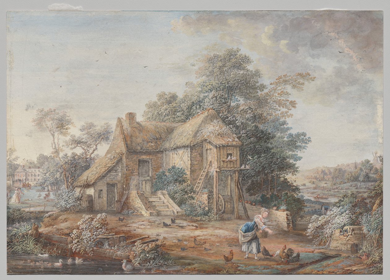 Petit Trianon, Versailles od Louis Nicolas van Blarenberghe