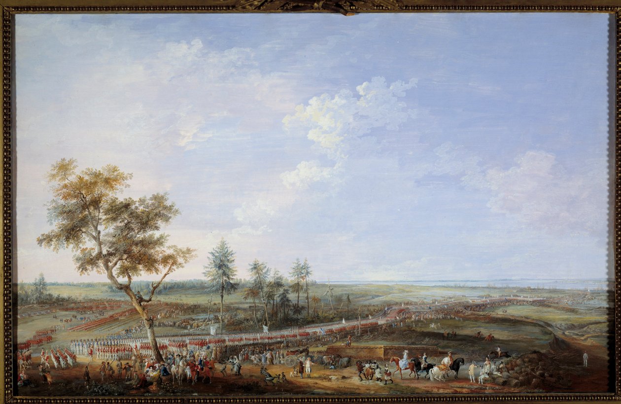 Secesní válka: „“ bitva o Yorktown od Louis Nicolas van Blarenberghe