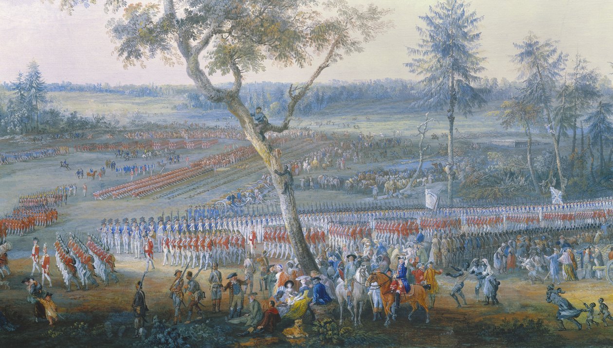 Vzato z Yorktownu, Virginie, 19. října 1781 od Louis Nicolas van Blarenberghe