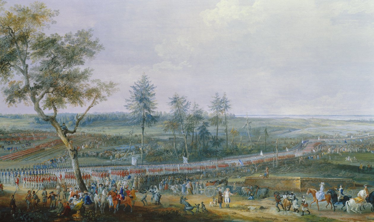 Vzato z Yorktown, Virginie, 19. října 1781, od Louis Nicolas van Blarenberghe