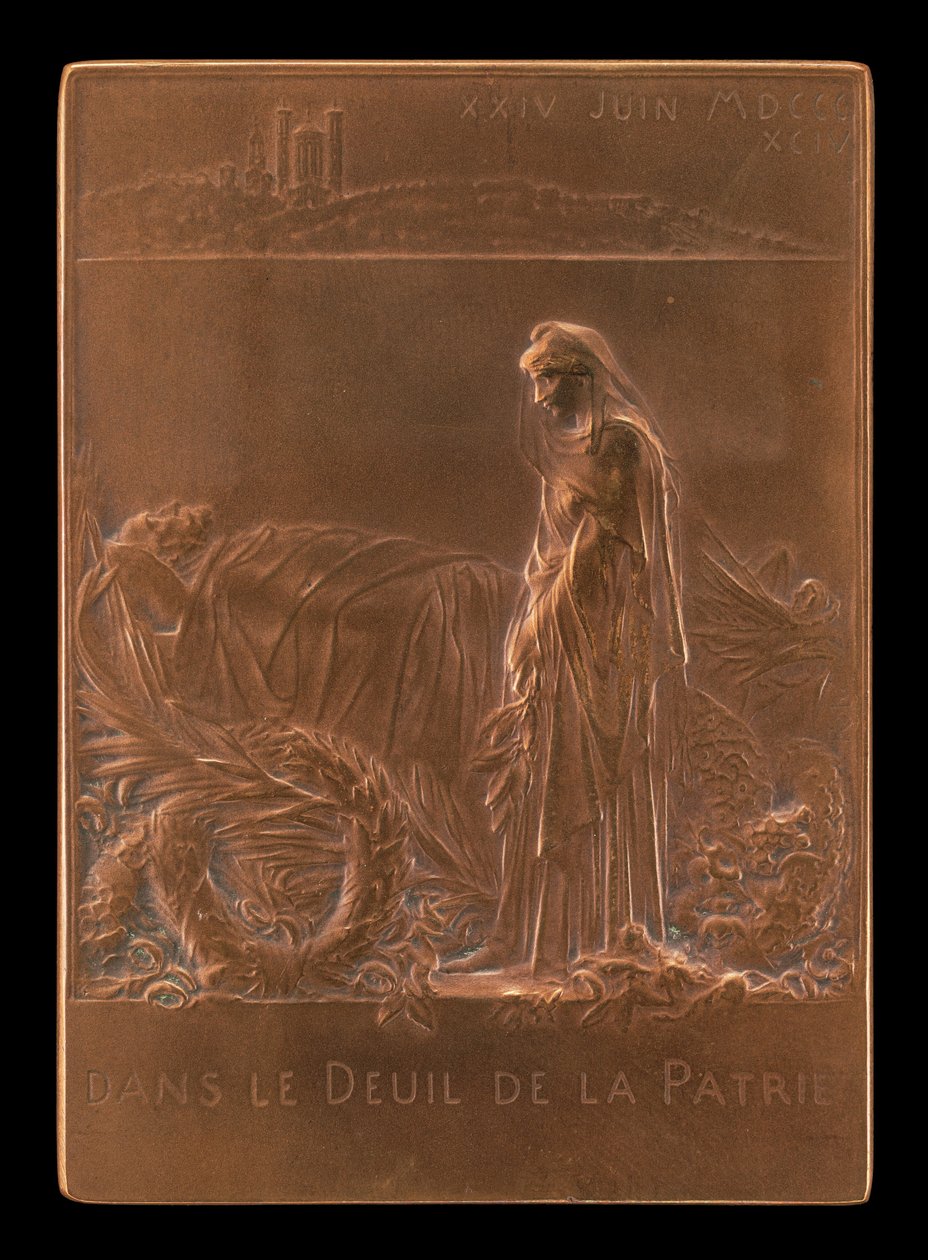 Francie Smutek za prezidentem republiky [reverse], 1894. od Louis Oscar Roty