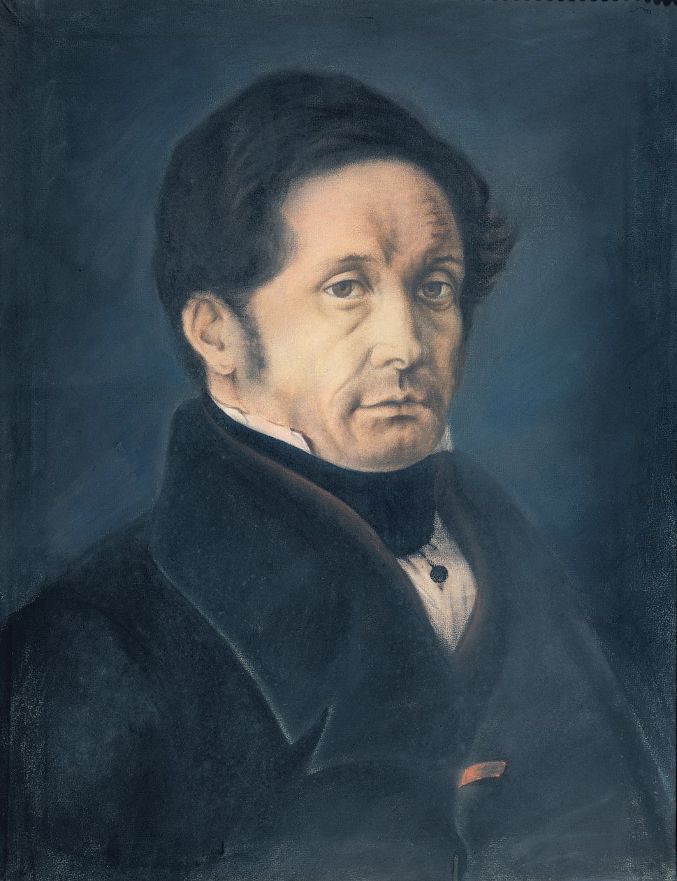 Jean-Joseph Pasteur (1791-1865) 1842 (pastel na papíře) od Louis Pasteur