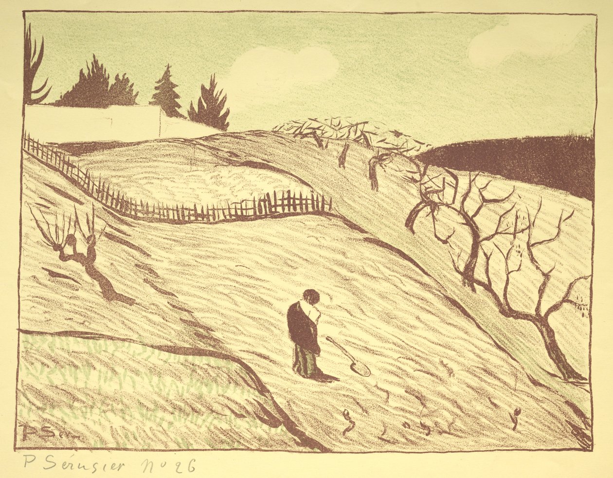 Krajina od Louis Paul Henri Sérusier