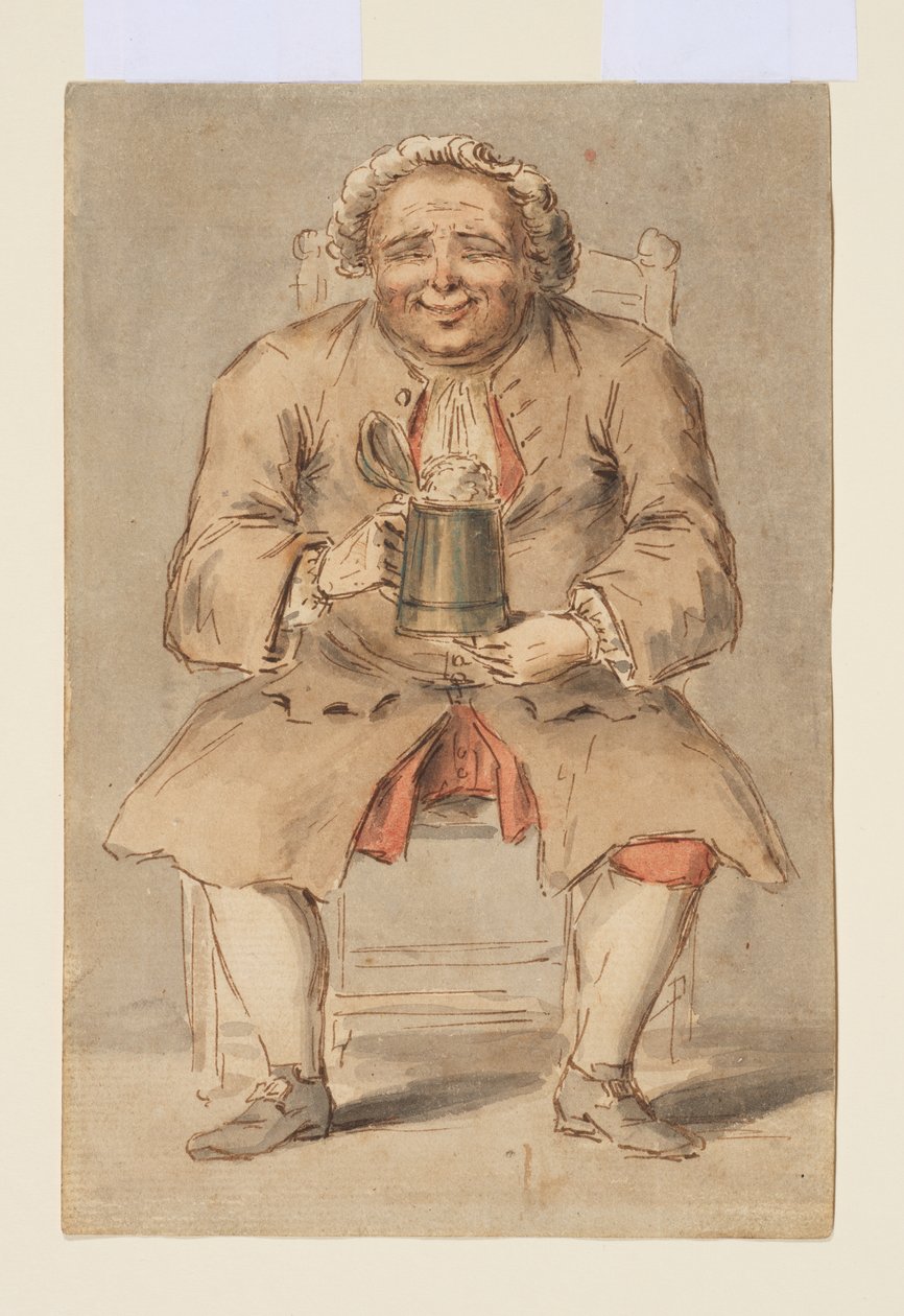Sedící muž s korbelem od Louis Philippe Boitard