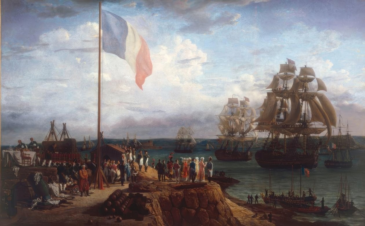 Napoleon I. a císařovna Marie-Louise od Louis Philippe Crepin