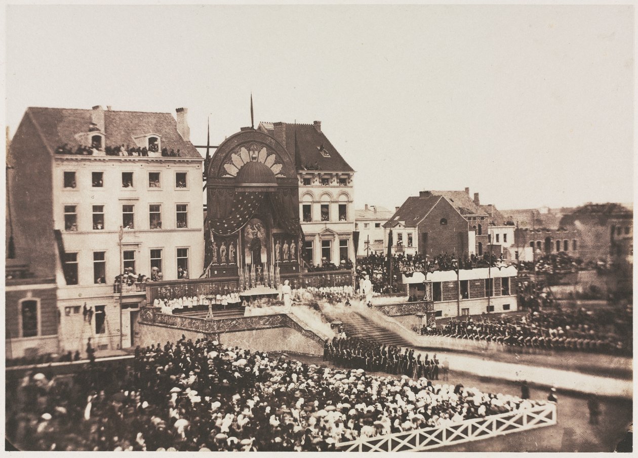 Bez názvu (Ceremony díkůvzdání) od Louis Pierre Theophile Dubois de Nehaut