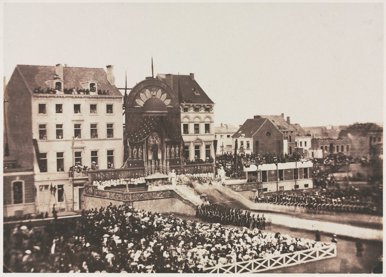 Bezejmenný obřad díkůvzdání, červenec 1856. od Louis Pierre Theophile Dubois de Nehaut