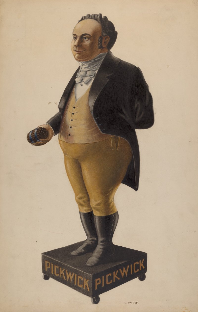 Figurka obchodu s doutníky, c. 1938. od Louis Plogsted