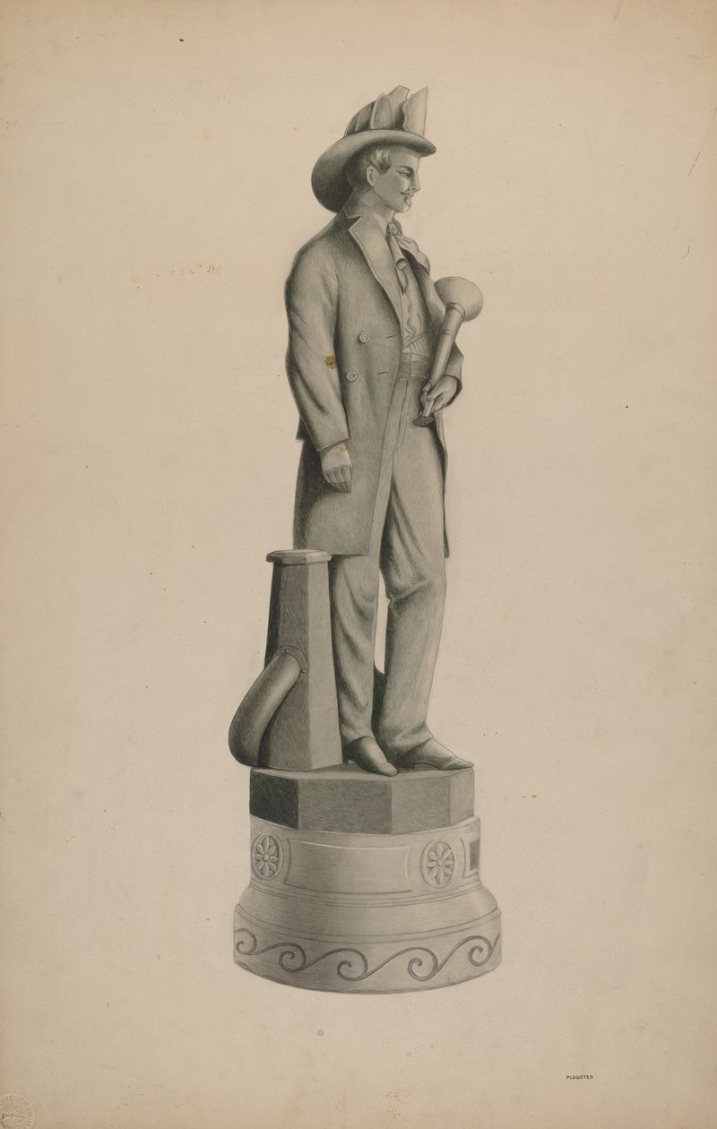 Socha, 19351942. od Louis Plogsted