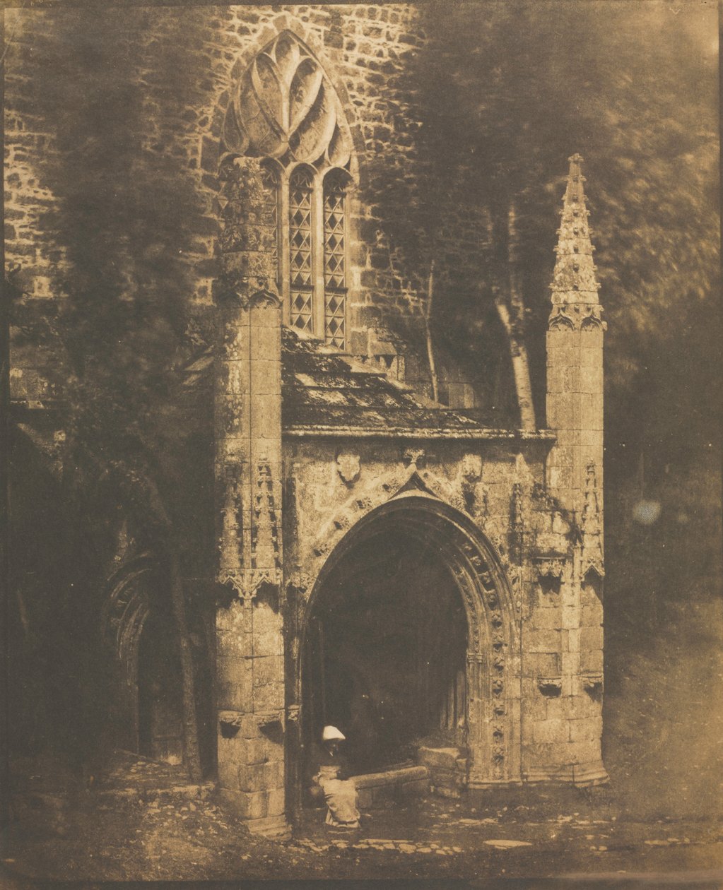 Fontána Notre-Dame v Saint-Brieuc, Bretaň od Louis Rémy Robert