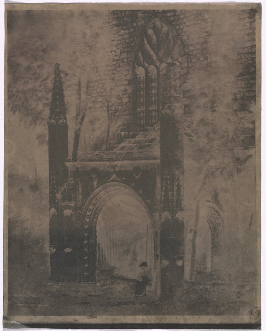 Fontána Notre Dame v Saint-Brieuc, Bretaň od Louis Rémy Robert