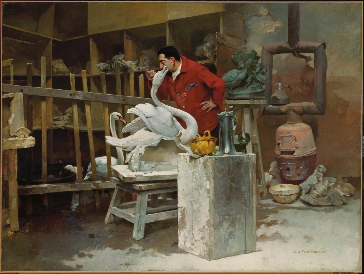 The Animal Sculptor, 1894 od Louis Robert Carrier Belleuse