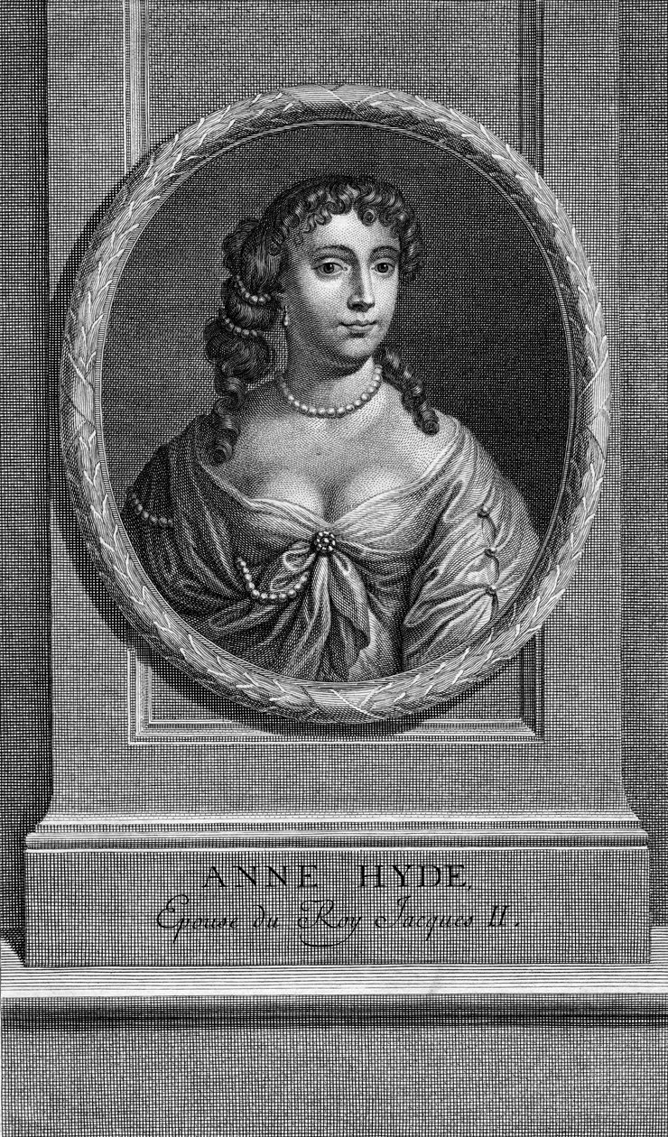 Lady Anne Hyde, 1700-1720. od Louis Simmoneau