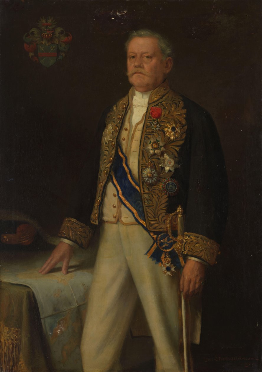 Carel Herman Aart van der Wijck (1840-1914). generální guvernér (1893–1899) od Louis Storm van 