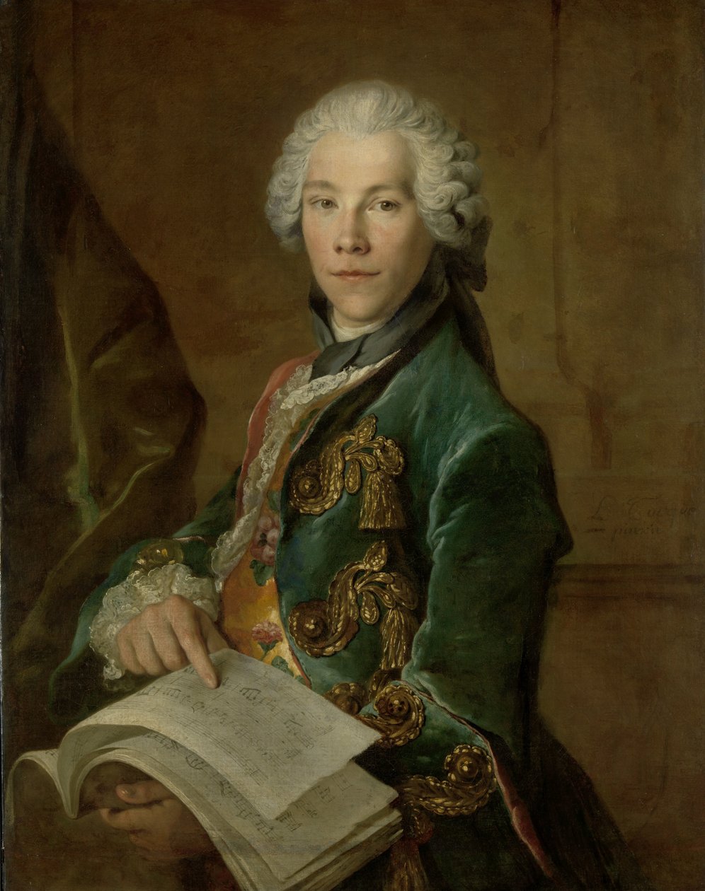 Portrét Arnolduse van Rijnevelda Portrét Arnolduse van Rijnevelda od Louis Tocqué