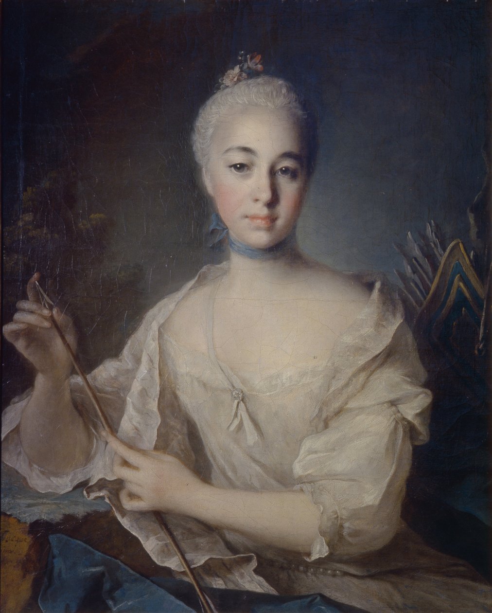 Portrét hraběnky Anny Vorontsové 1743-1769, cca 1758 od Louis Tocqué