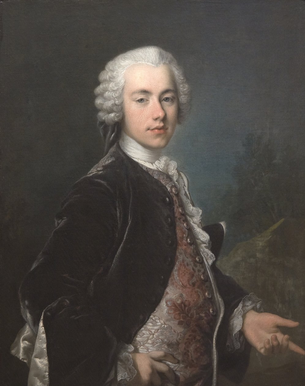 Portrét Frederika Berregaarda od Louis Tocqué