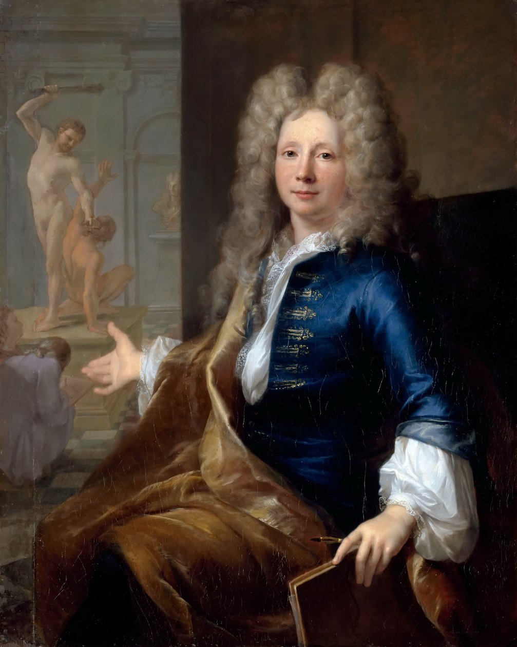 Portrét Louise Boullogne mladšího 1654-1733 od Louis Tocqué
