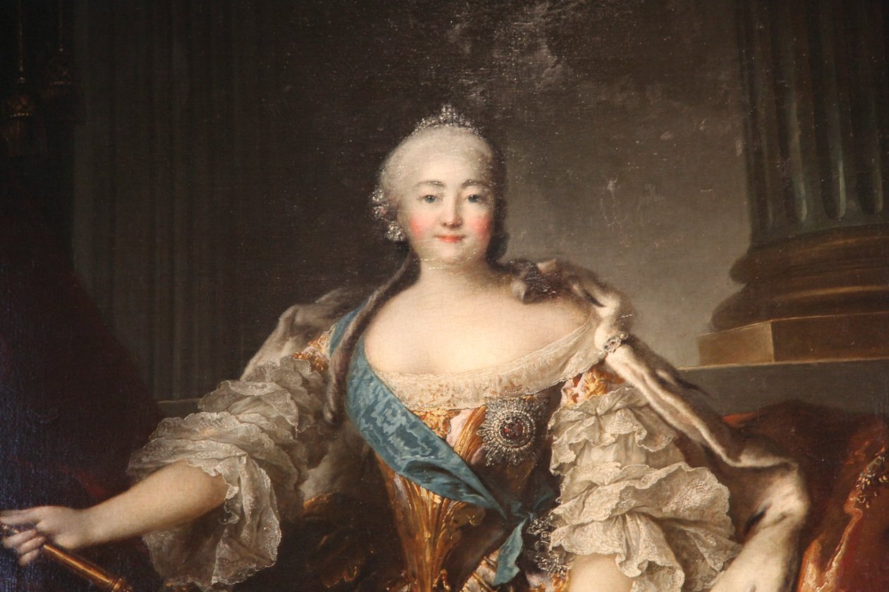 „Portrét císařovny Alžběty Petrovny“, 1758 od Louis Tocqué