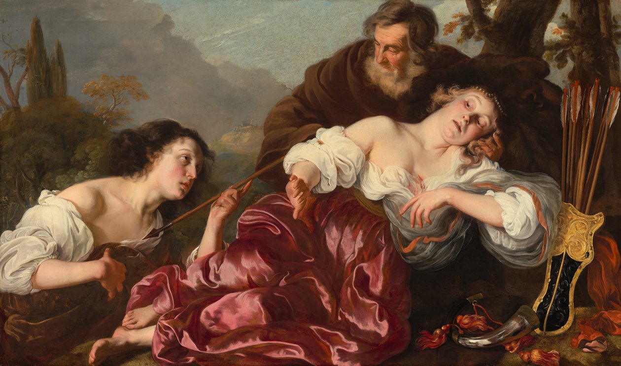 Silvio se zraněnou Dorindou, 1651. od Louis Vallee