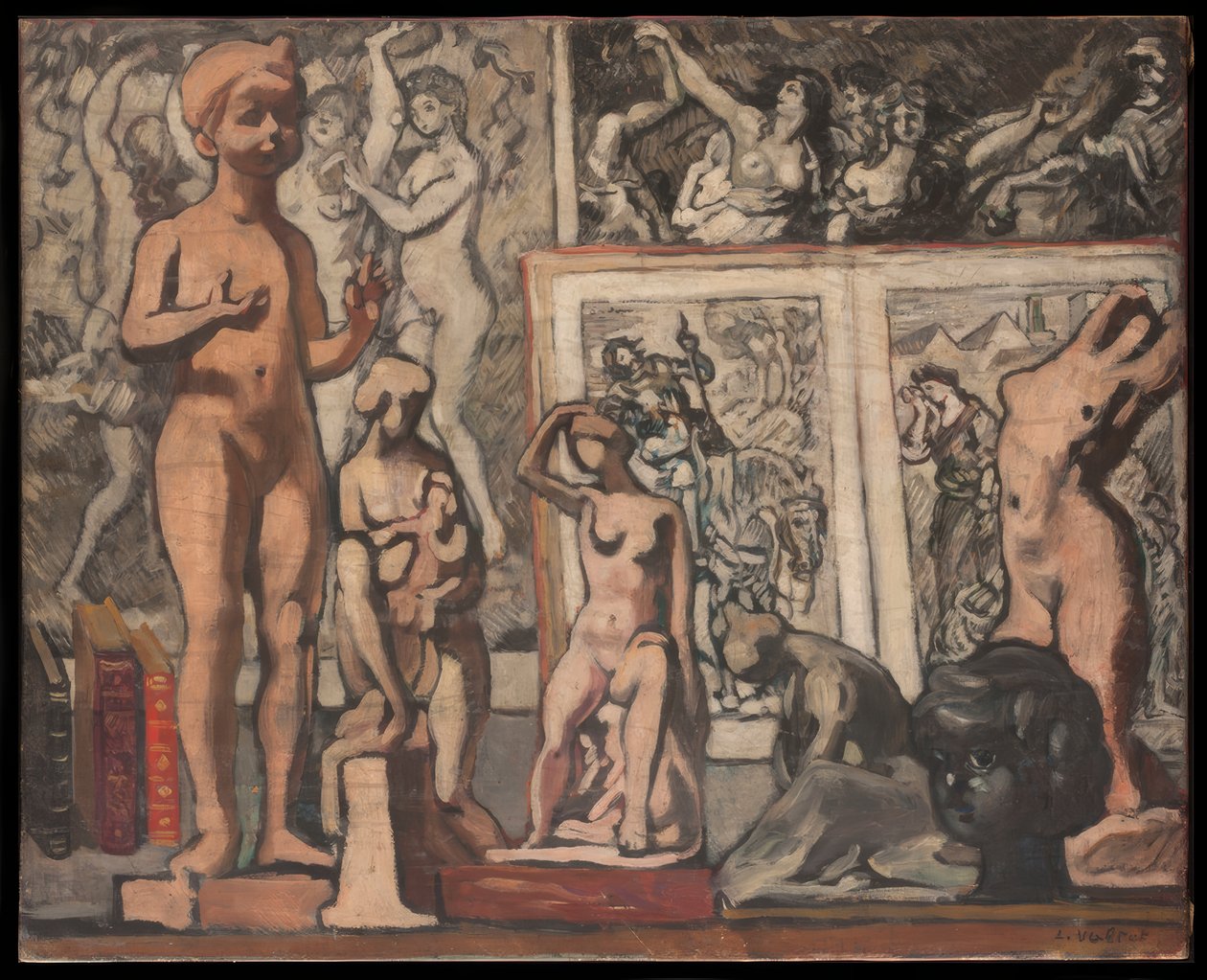 Sochařská akademie od Louis Valtat