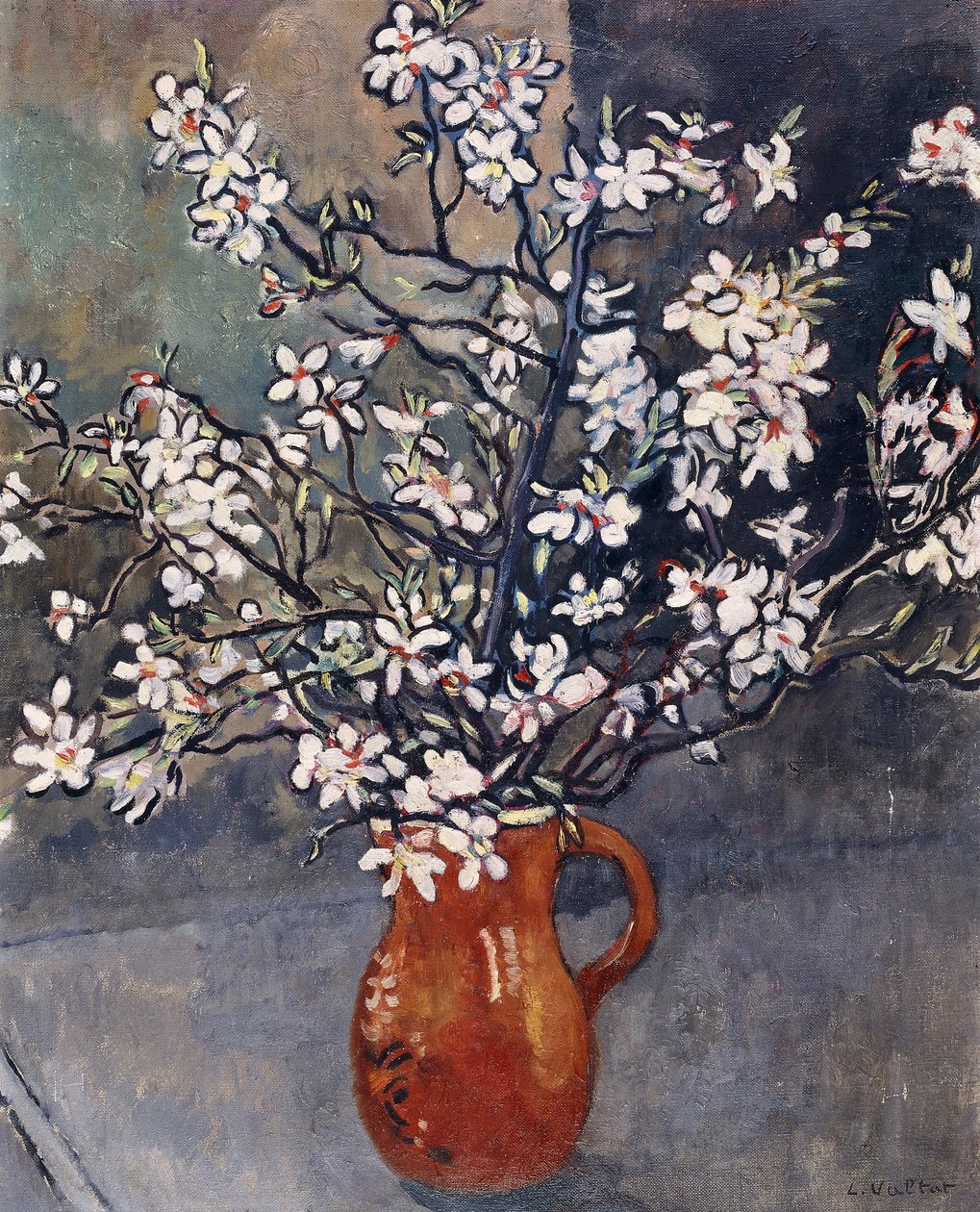 Mandlový květ, kolem roku 1925 (olej na plátně) od Louis Valtat