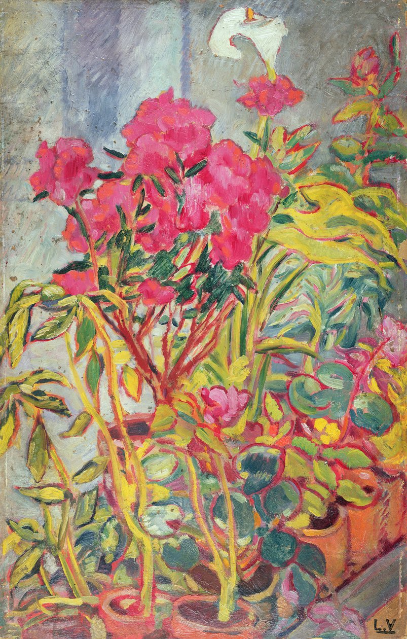 Azalky, kolem roku 1918 (olej na palubě) od Louis Valtat