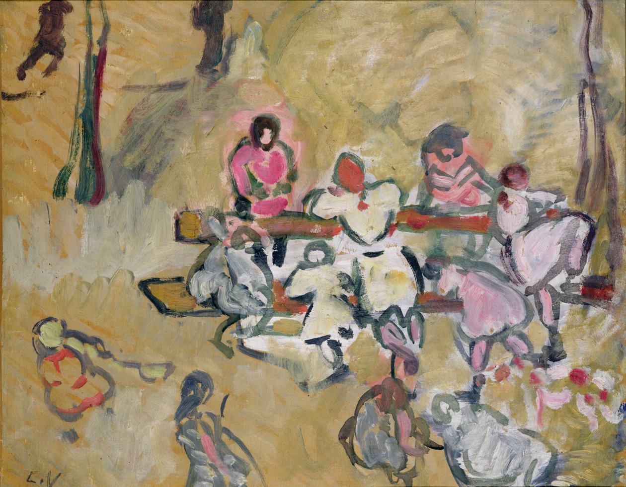 Děti si hrají v Rue Caulaincourt, kolem 1907-1914 (olej na plátně) od Louis Valtat