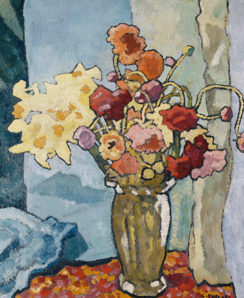 Květiny ve váze; Květiny ve váze, kolem roku 1939 (olej na plátně) od Louis Valtat