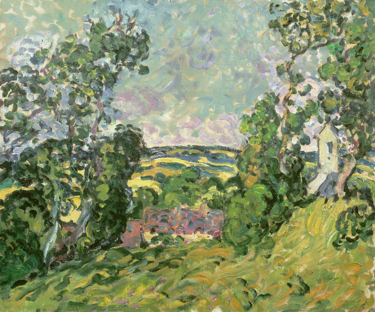Krajina (olej na plátně) od Louis Valtat