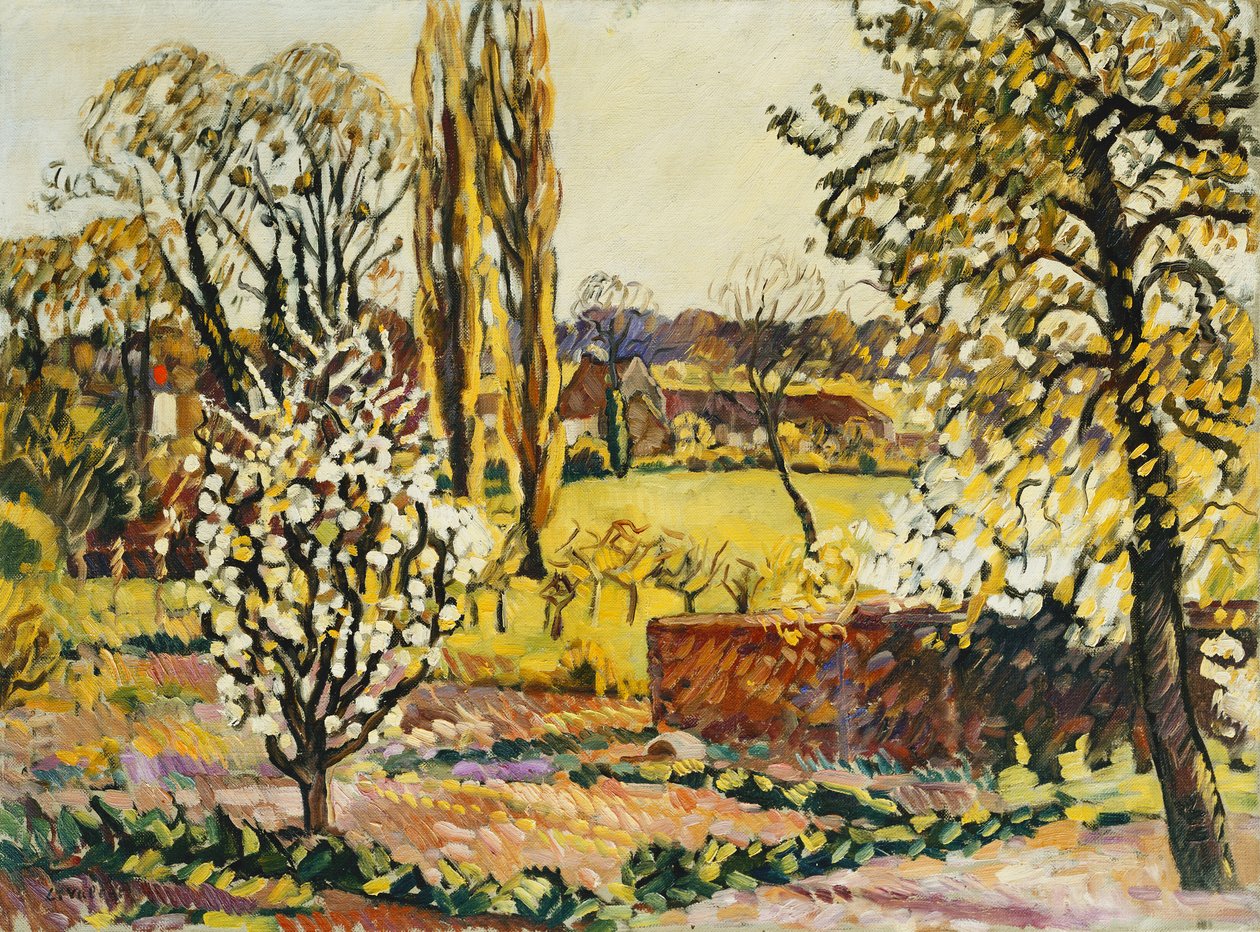 Krajina Choisel; Krajina z Choiselu, kolem roku 1914 (olej na plátně) od Louis Valtat
