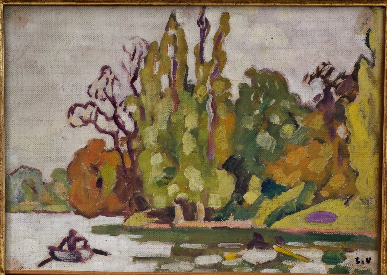 Lodě na jezeře Bois de Boulogne od Louis Valtat