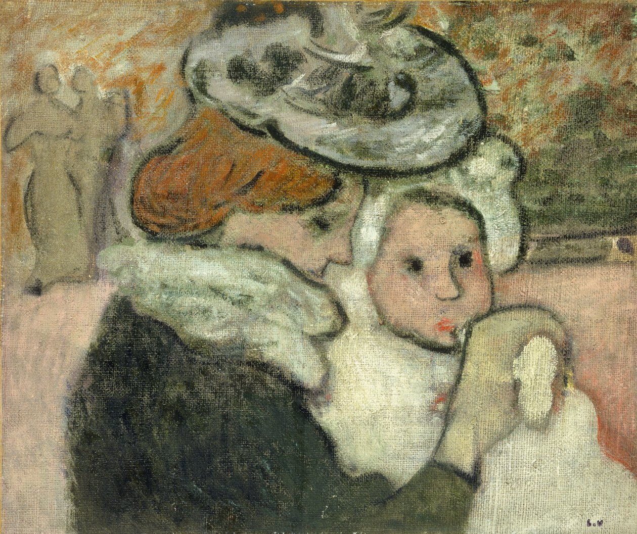 Matka a dítě (paní Valtat a její syn, džíny); Matka a dítě (paní Valtat a její syn Jean) od Louis Valtat