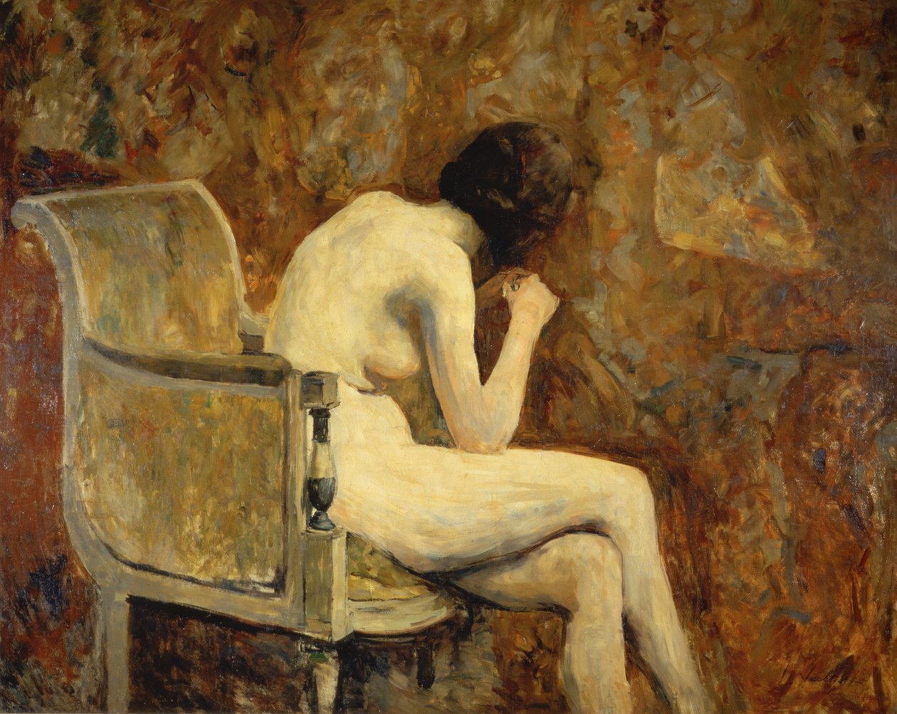 Nahá v křesle od Louis Valtat