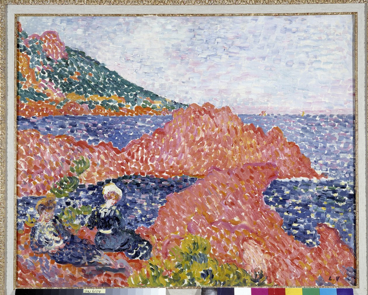 Červené skály u Agay, vrchol Cap Roux od Louis Valtat