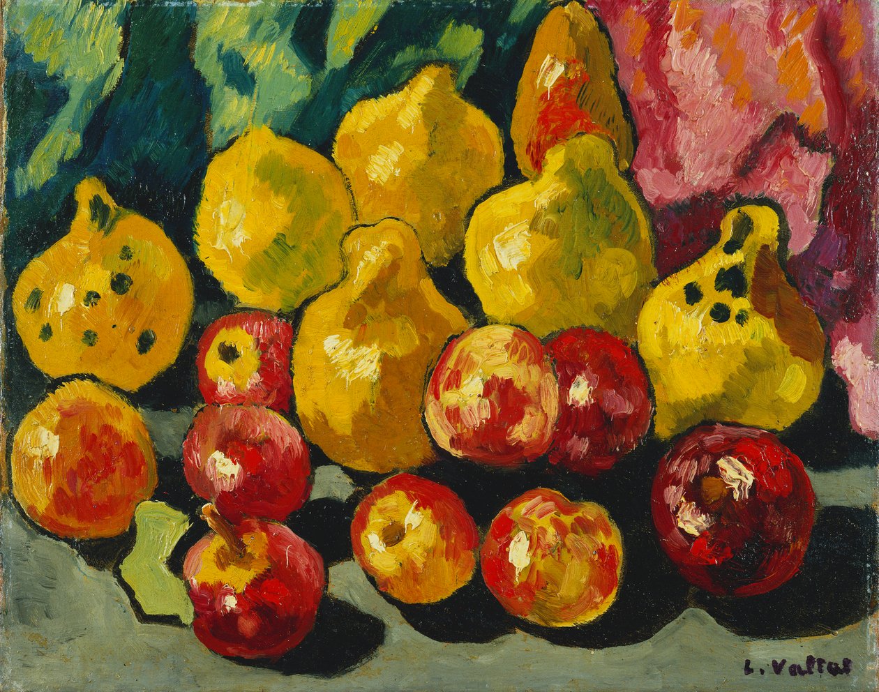 Zátiší s ovocem; Příroda Morte aux Fruits od Louis Valtat
