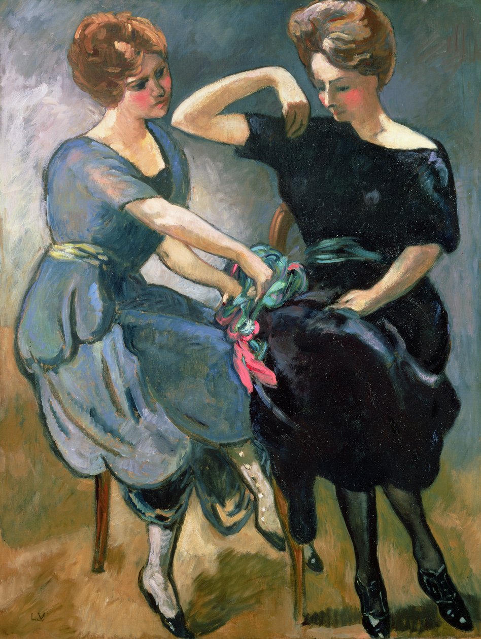 Dvě sestry, kolem roku 1912 (olej na plátně) od Louis Valtat