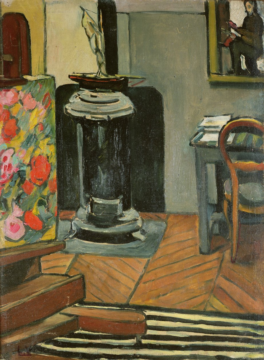 Kamna v ateliéru od Louis Valtat